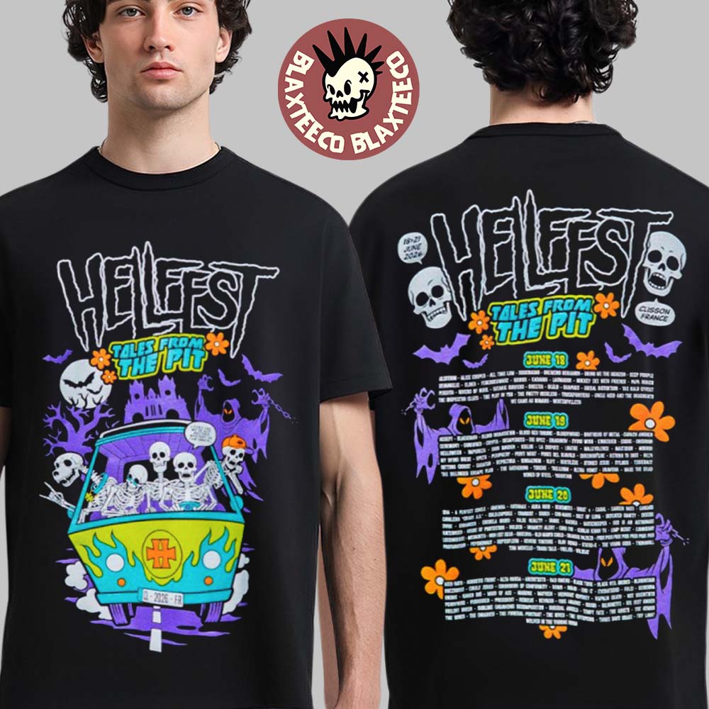 Hellfest 2026 Tales From The Pit Sanctuary Merch In Clisson France From June 18 To 21 2026 Mystery of the Pit T-Shirt