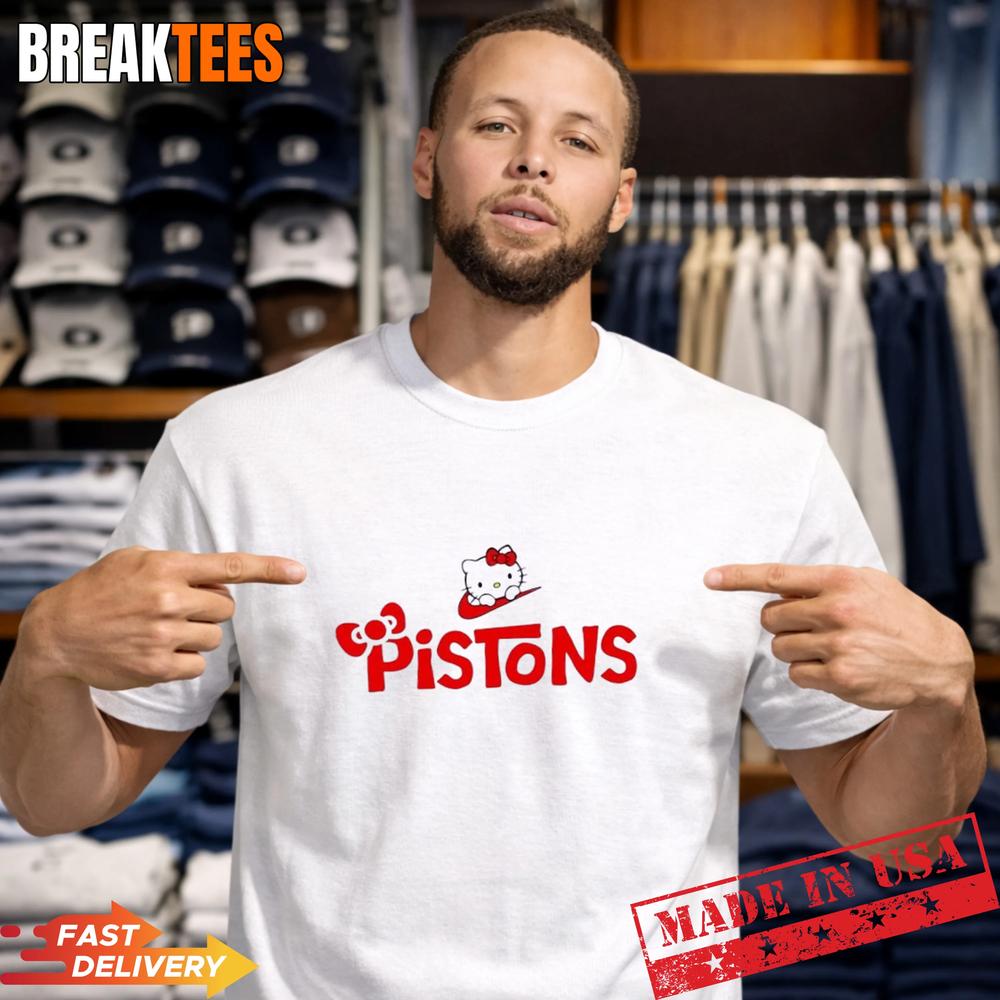 Hello Kitty Power x NBA Detroit Pistons 2026 Shirt