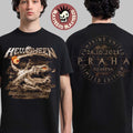 Helloween Giants And Monsters Tour 2025 Vintage Orange Pumpkin Praha At O2 Arena On November 24 2025 T-Shirt