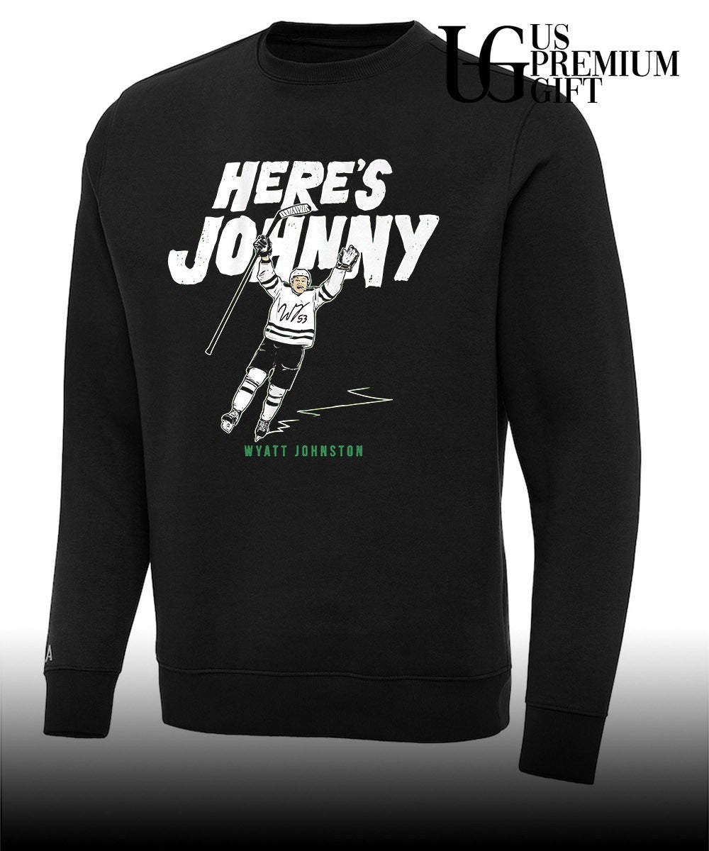 Here’s Johnny Wyatt Johnston Dallas Stars NHL signature shirt