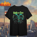 High On Fire Devil Head Green Shirt