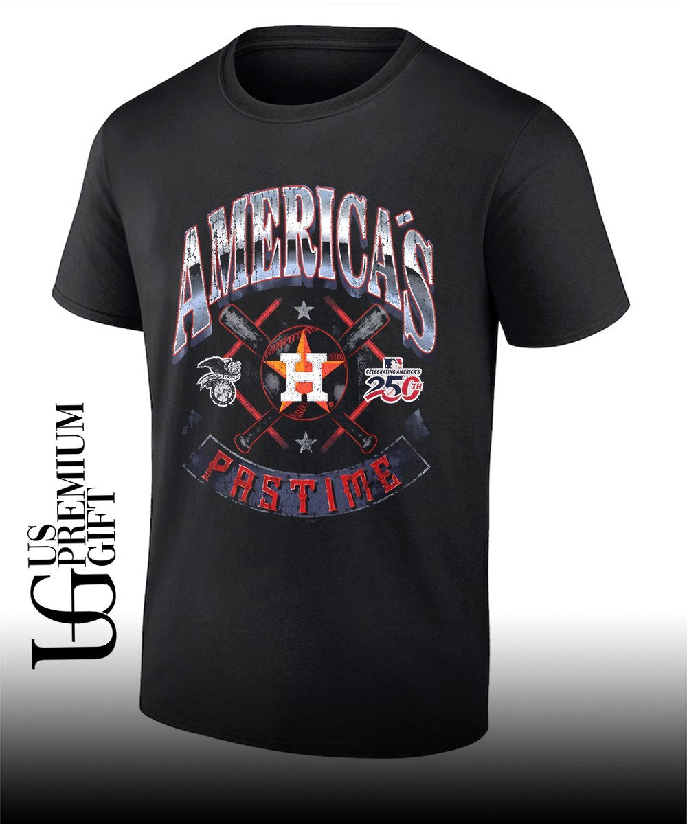Houston Astros baseball Americana 250th Pastime celebrating logo shirt