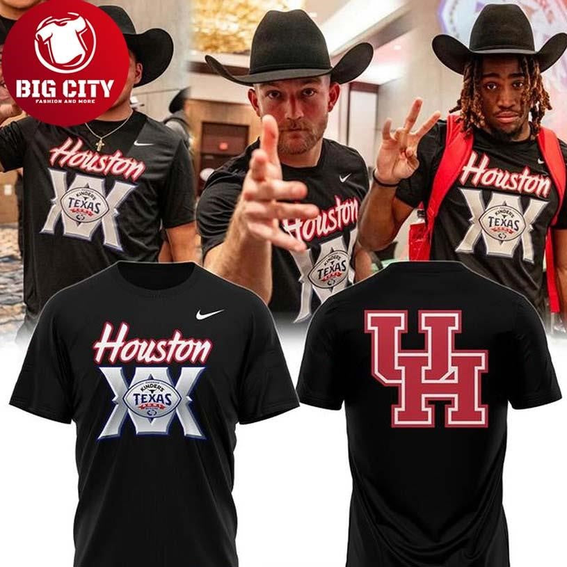 Houston Cougars Football 2025 Kinder’s Texas Bowl Champions Two Sided Shirt