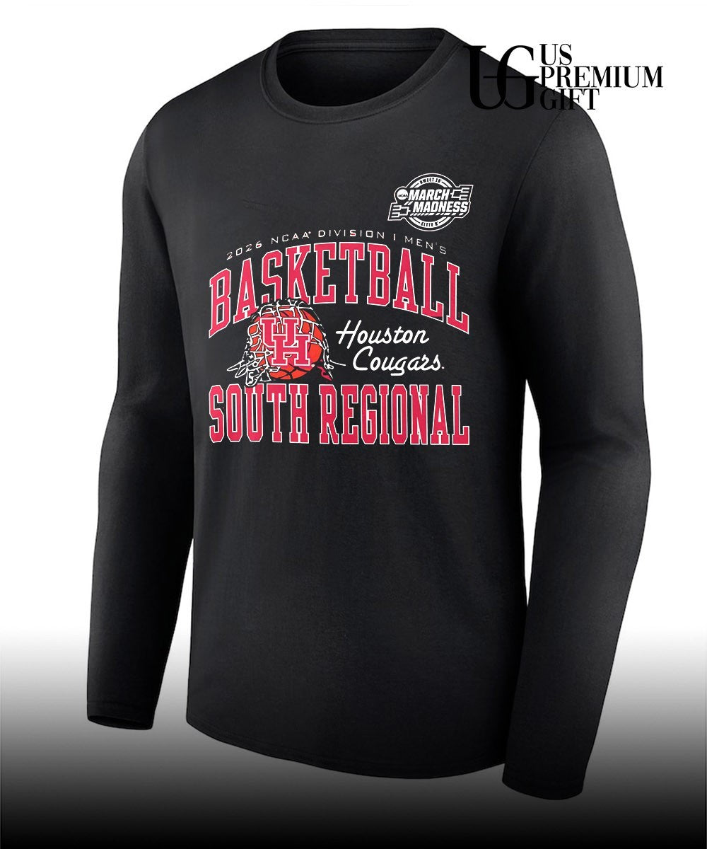 Houston Cougars basketball NCAA Division I March Madness South Regional 2026 shirt