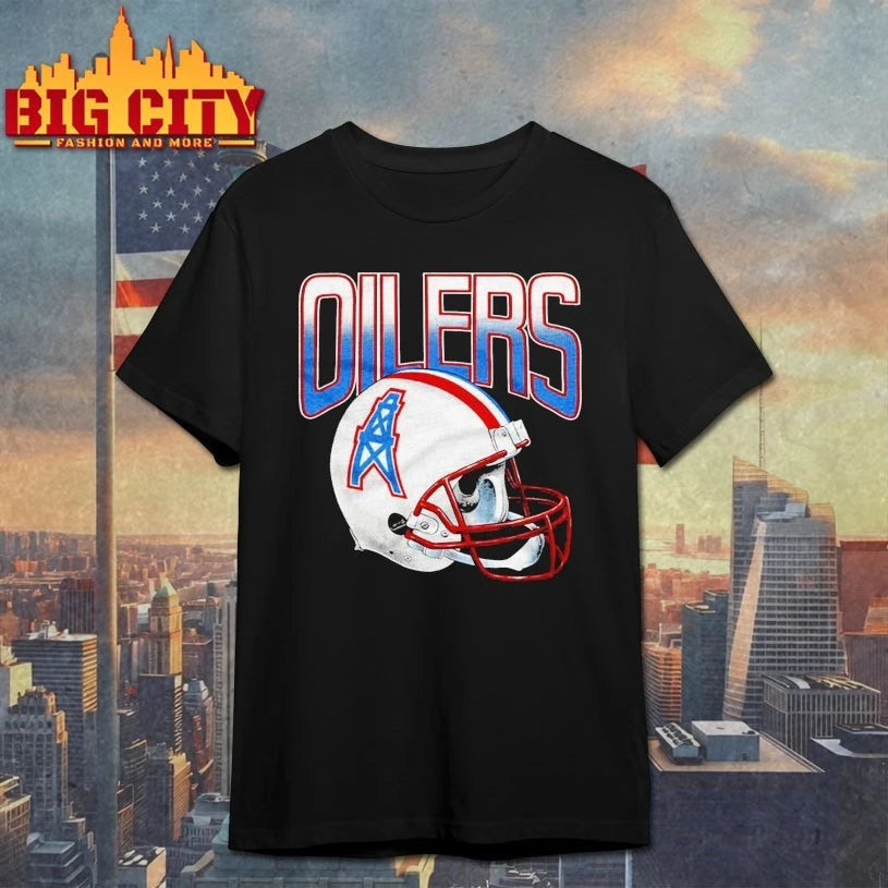 Houston Oilers Gradient Helmet Shirt