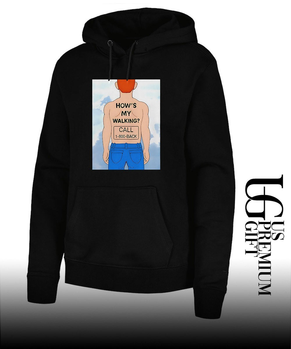 Human how’s my walking call 1 800 back shirt