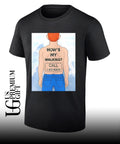 Human how’s my walking call 1 800 back shirt