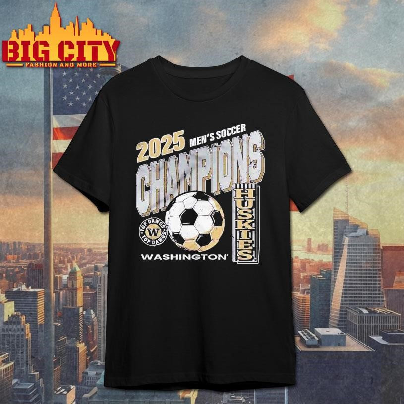 Huskies Washington Men’s Soccer Are Champs 2025 Shirt