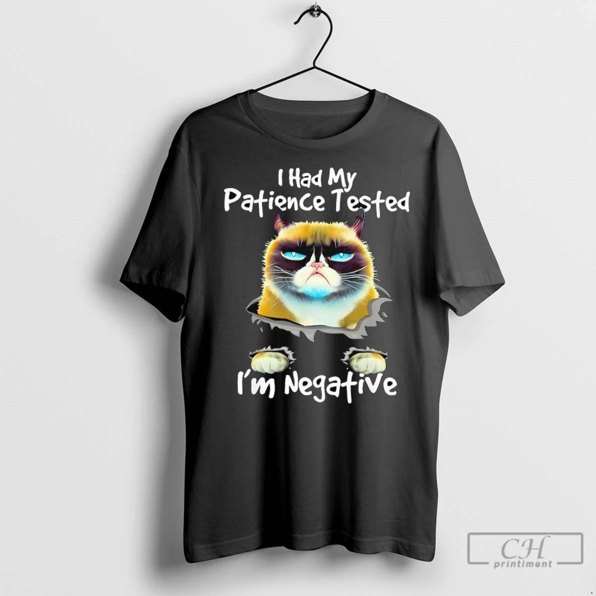 I Had My Patience Tested Im Negative Cat T Shirts