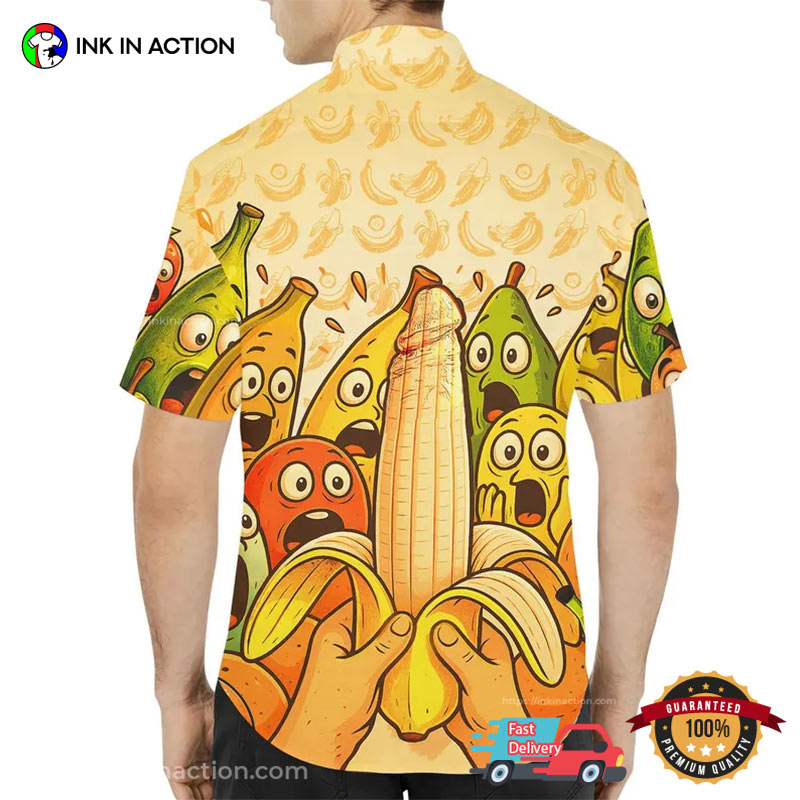 I Have A Big Banana Funny Banana Sex Joke Hawaiian Shirt