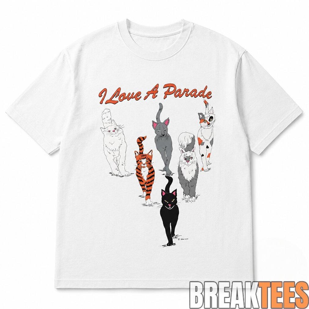 I Love A Parade Walking Cats Shirt