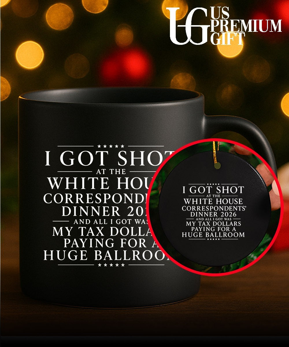 I got shot at the white house correspondents dinner 2026 and all I got was my tax dollars paying for a huge ballroom shirt