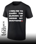 I refuse to carry the burden of hiding my emotions San Antonio Spurs basketball 2026 Playoffs shirt