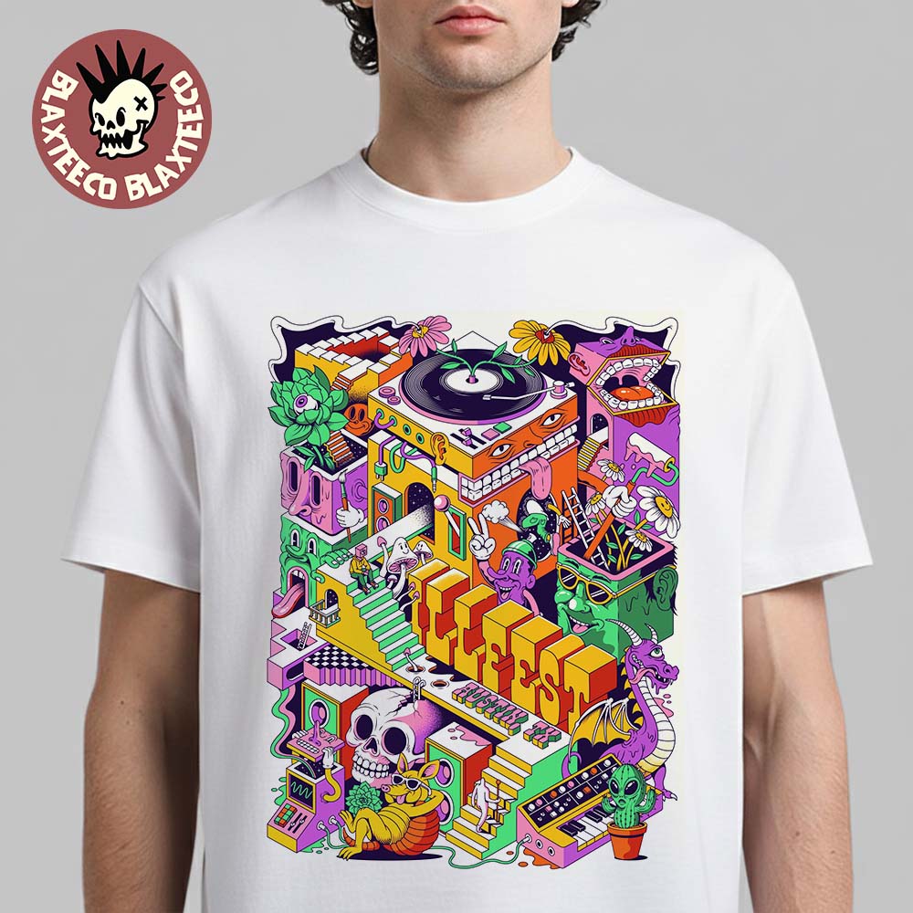 ILLfest 2026 Commemorative Poster In Austin Texas At Travis County Exposition Center From May 29 To 31 2026 T-Shirt