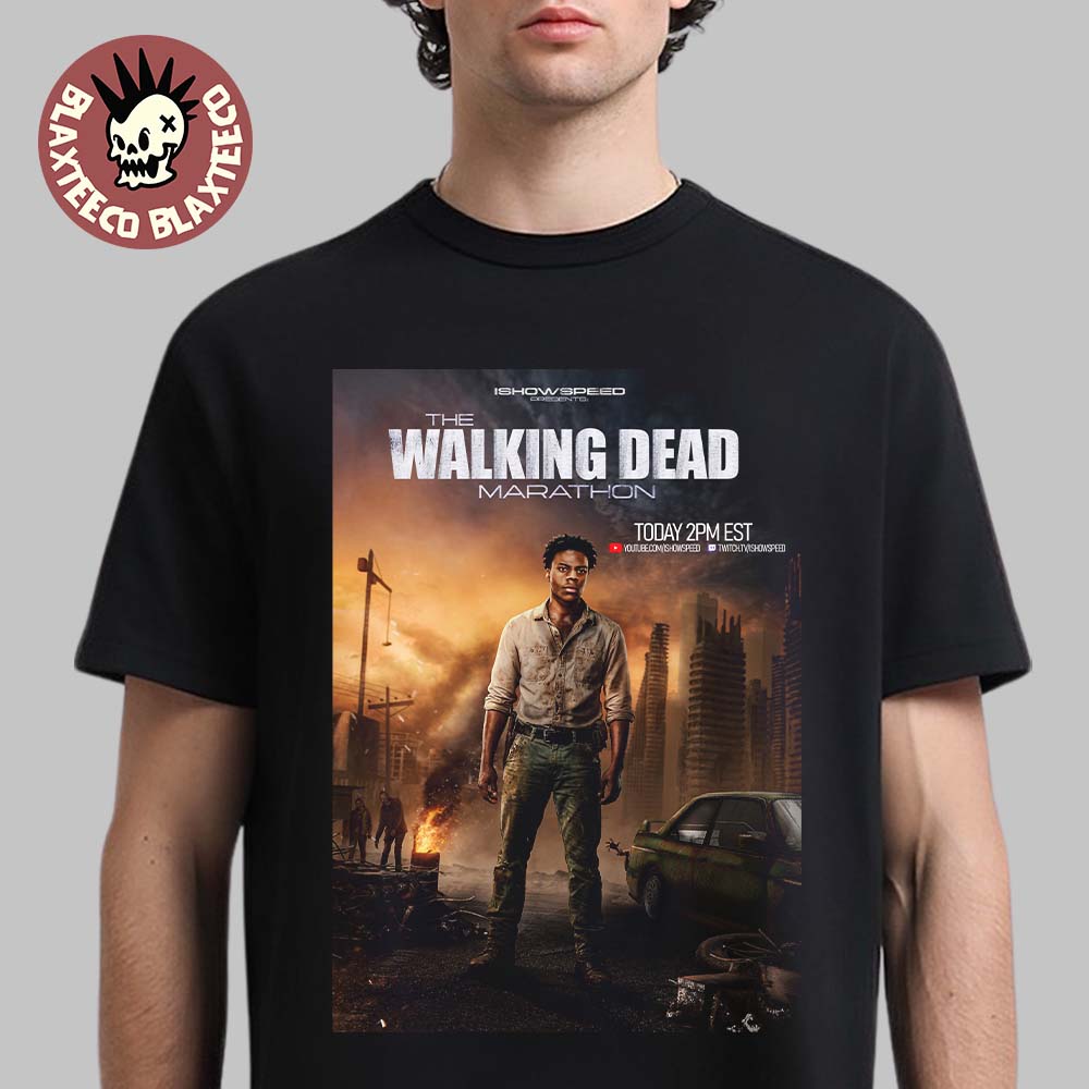 IShowSpeed The Walking Dead Marathon Live Stream T-Shirt