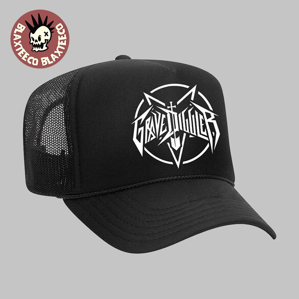 Ice Nine Kills Grave Diggler X Ready Or Not 2 Here I Come Merch Shovel Logo Trucker Hat