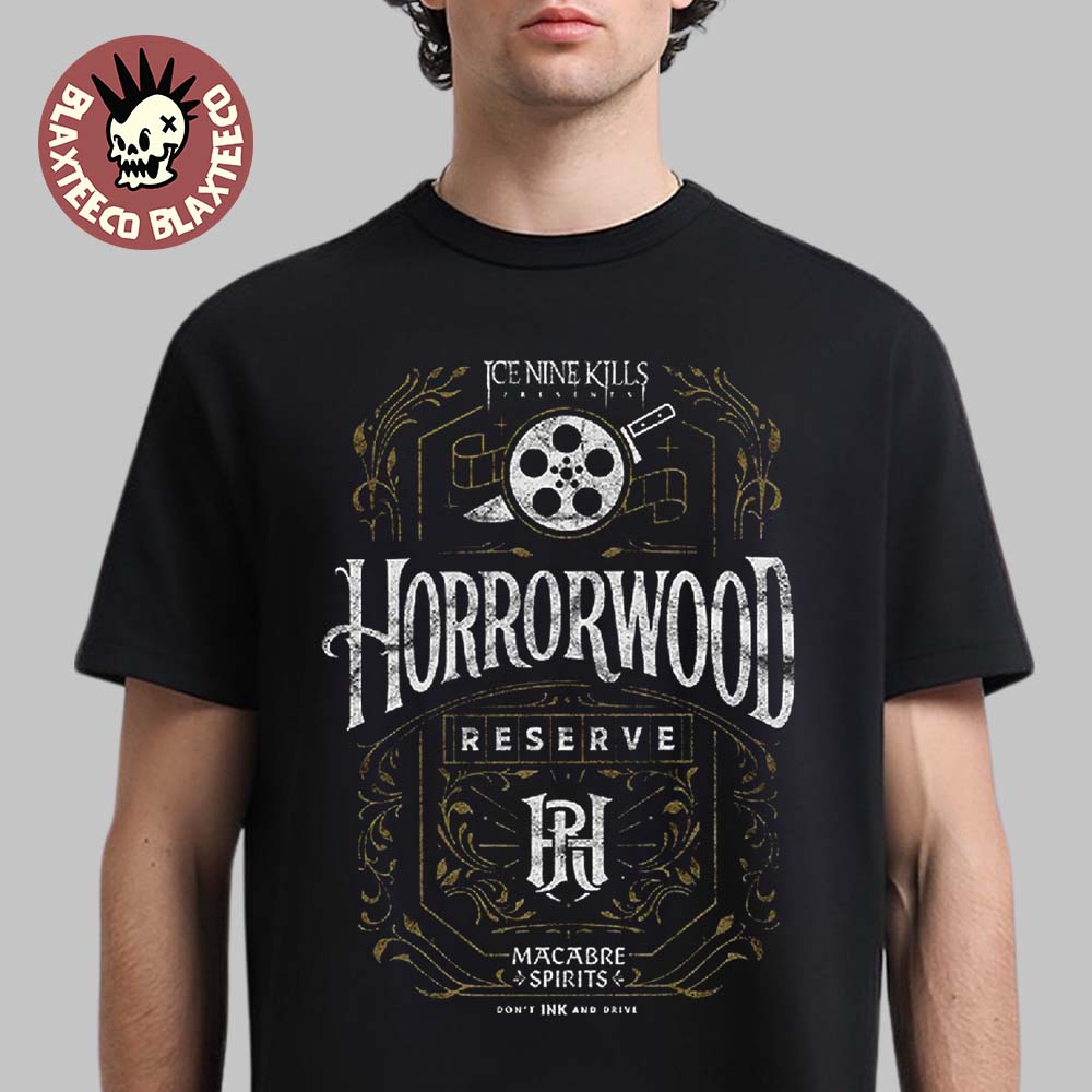 Ice Nine Kills Horrorwood Reserve Black T-Shirt