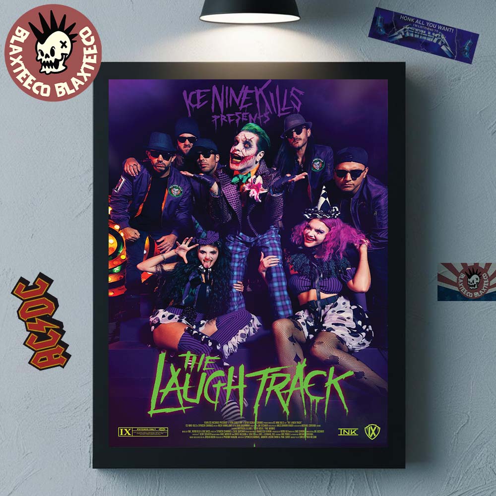 Ice Nine Kills The Laugh Track Official Movie Poster Canvas For Home Decor