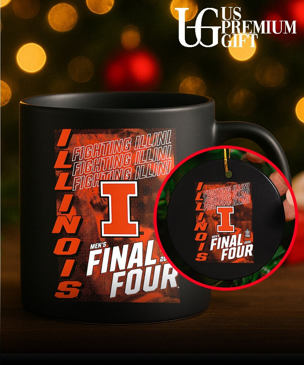 Illinois Fighting Illini 2026 NCAA Men’s Basketball Tournament March Madness Final Four shirt