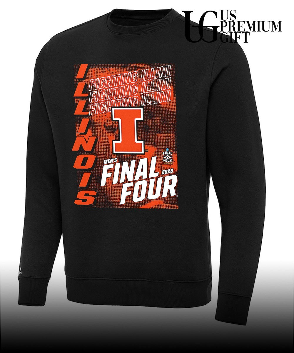 Illinois Fighting Illini 2026 NCAA Men’s Basketball Tournament March Madness Final Four shirt