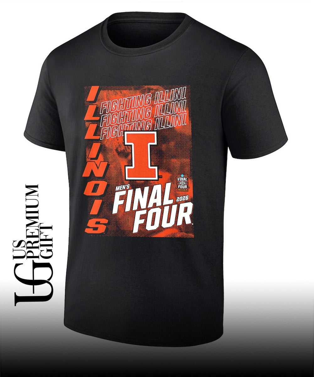 Illinois Fighting Illini 2026 NCAA Men’s Basketball Tournament March Madness Final Four shirt