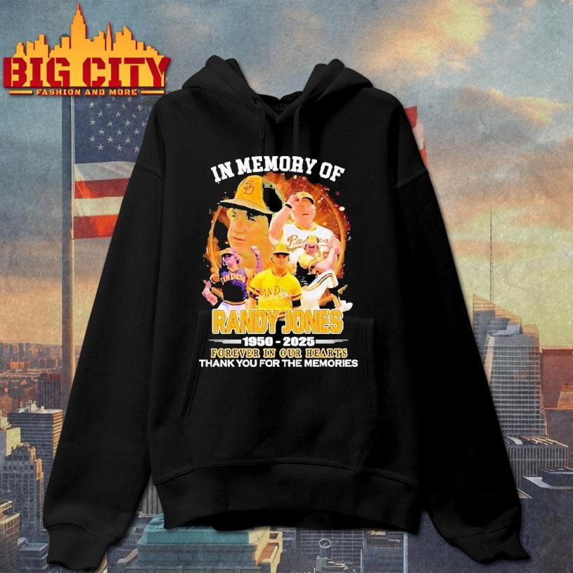 In Memory Of Randy Jones 1950 2025 Forever In Our Hearts Thank You For The Memories Signature Shirt
