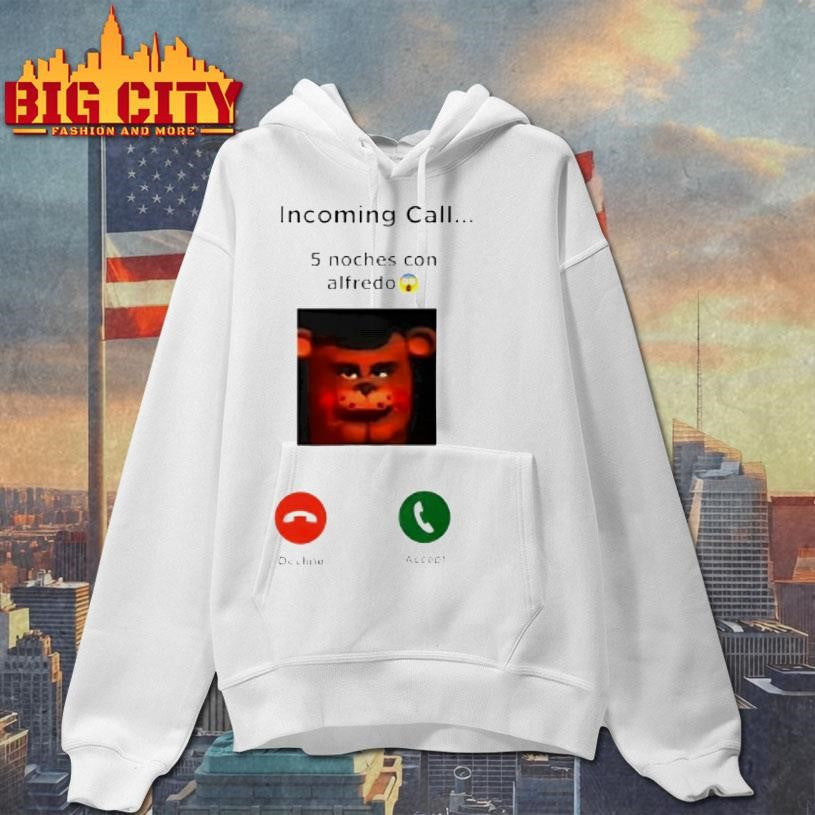 Incoming Call 5 Noches Con Alfredo Decline Accept Shirt