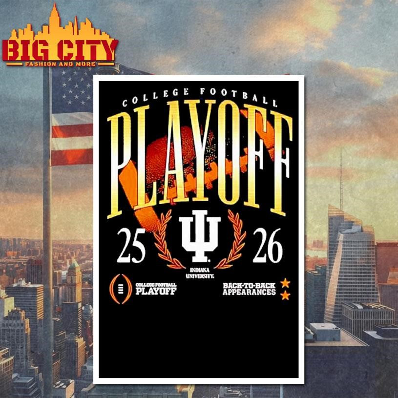 Indiana ’25-’26 College Football Playoff Shirt