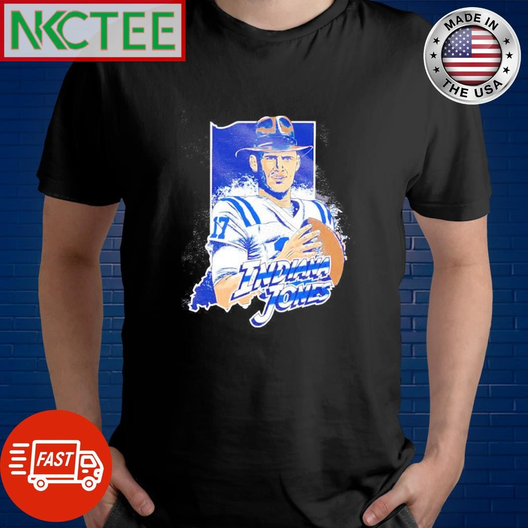 Indiana Jones 17 Indianapolis Colts Football Daniel Jones shirt