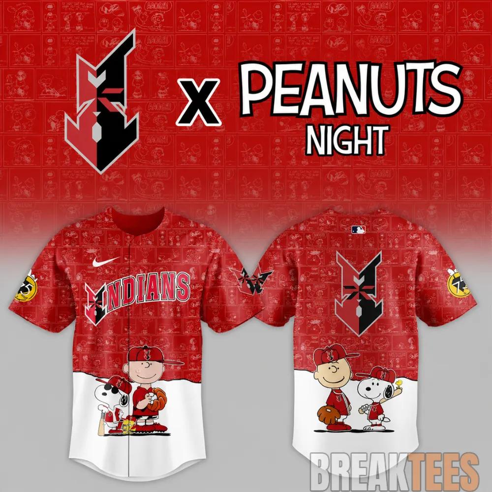 Indianapolis Indians x Peanuts Night MiLB 2026 Baseball Jersey