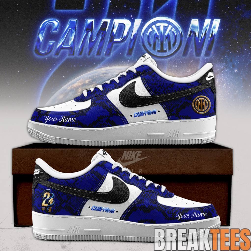 Inter Milan CAMPIONI D’ITALIA 25-26 Custom Air Force 1