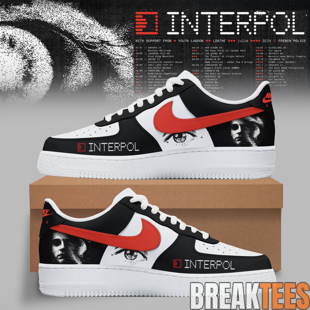 Interpol 2026 North American Tour Custom Air Force 1