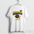 Iowa Hawkeyes Football Fight For Iowa Helmet Grid Shirt Tee