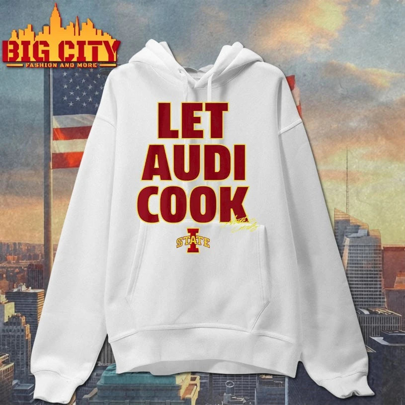 Iowa State Basketball Audi Crooks Let Audi Cook signature shirt