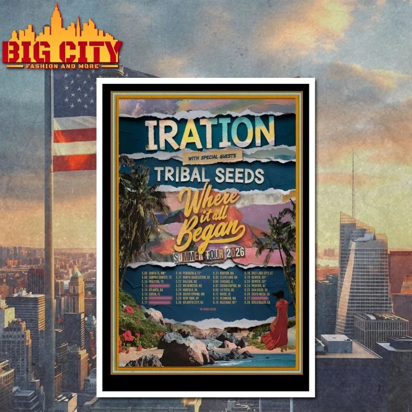 Iration Summer Tour 2026 Poster shirt