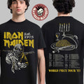 Iron Maiden 50 Anniversary World Piece World Tour 1983 Vintage T-Shirt