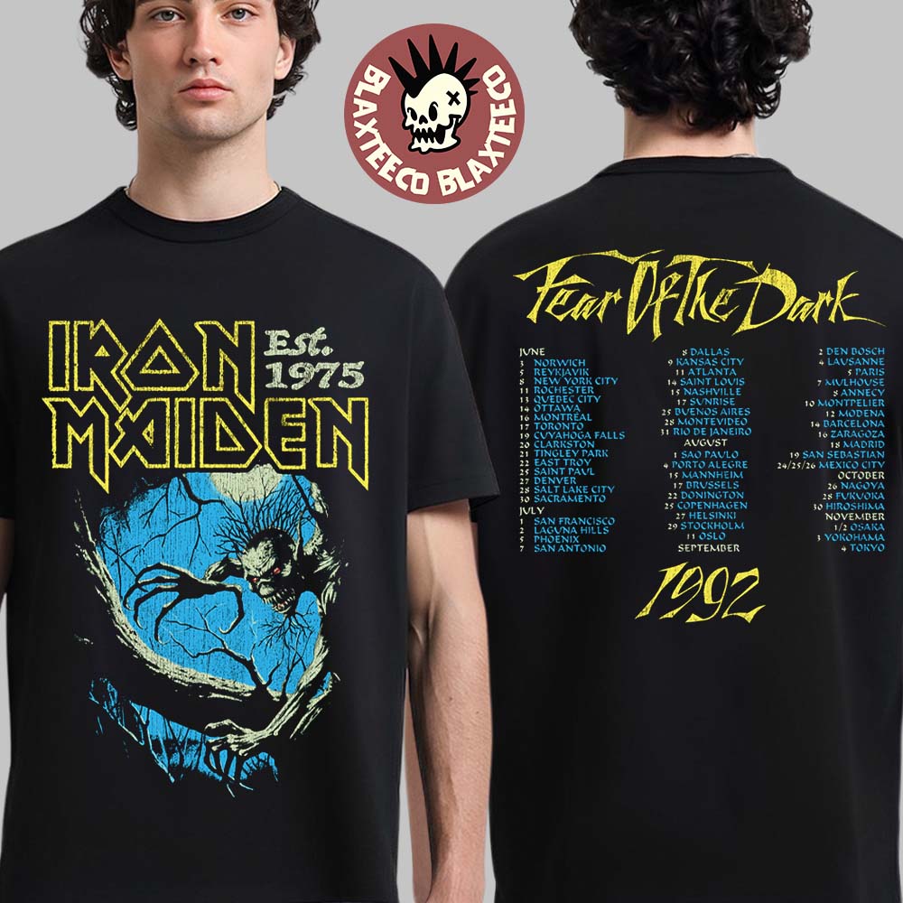 Iron Maiden IM50 Anniversary Collection Fear Of The Dark Tour T-Shirt