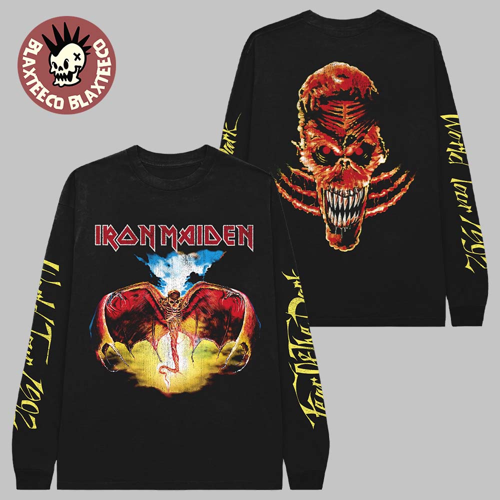 Iron Maiden IM50 Anniversary Collection Fear Of The Dark Winged Eddie Long Sleeve T-Shirt
