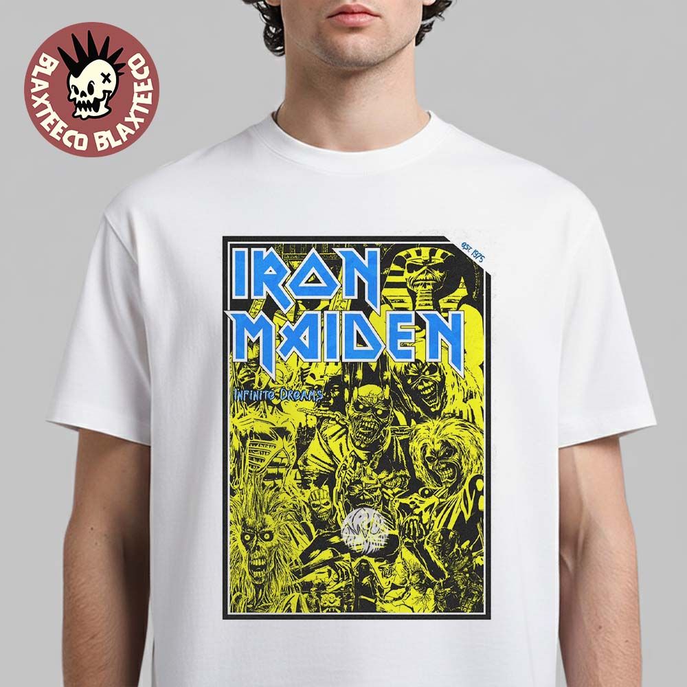 Iron Maiden Infinite Dreams Est 1975 50 Anniversary T-Shirt