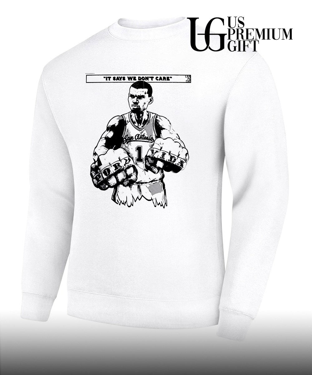 It says we don’t care Por Vida Victor Wembanyama San Antonio Spurs NBA shirt