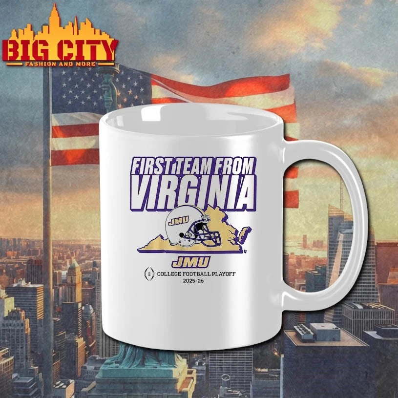 JMU Football CFP First Team From Virginia shirt