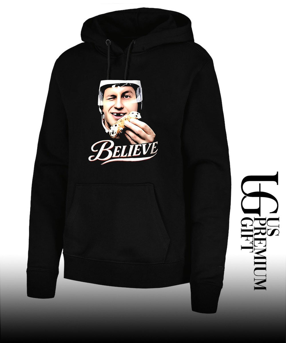 Jack Hughes big head Believe Philadelphia Flyers NHL shirt