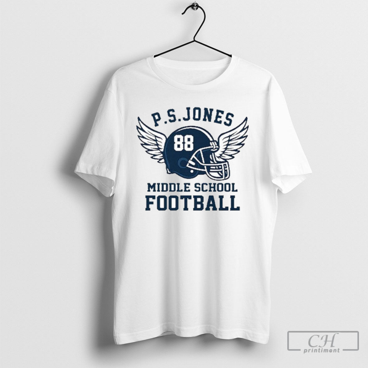 Jack Oneal Tribute Wear P S Jones Middle School Football Shirt Tee
