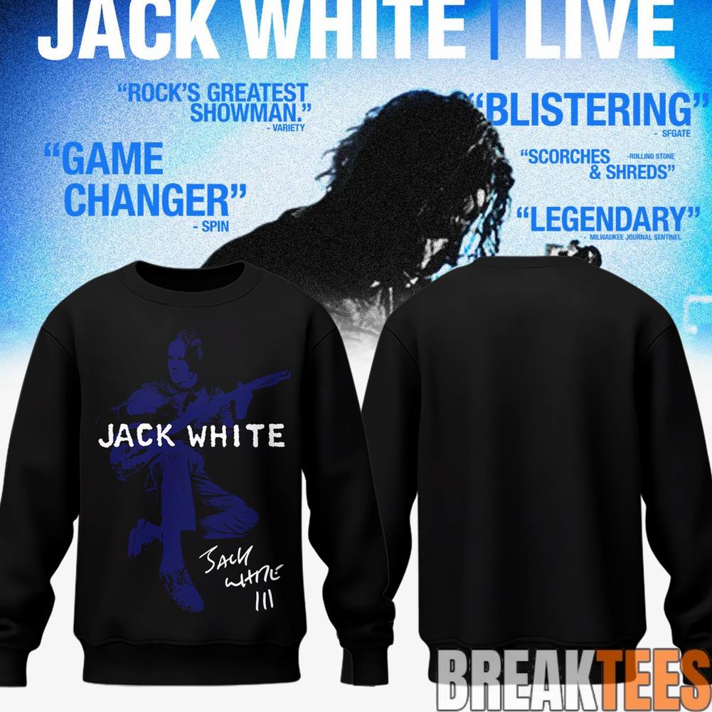Jack White Live No Name Tour 2026 Sweatshirt