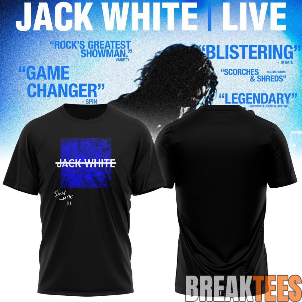 Jack White Live No Name Tour 2026 Tee