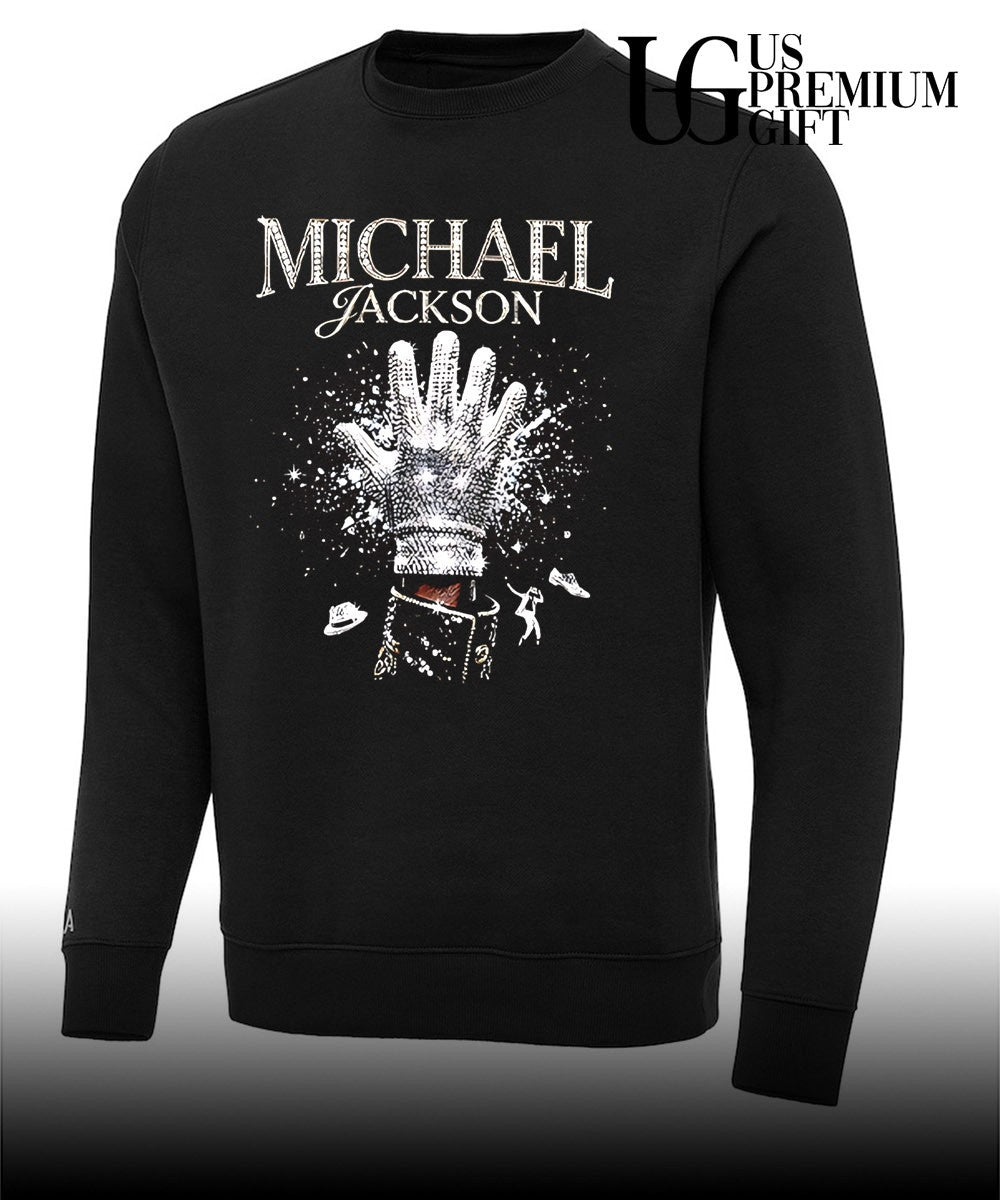 Jackson king of pop halftone glove T-shirt