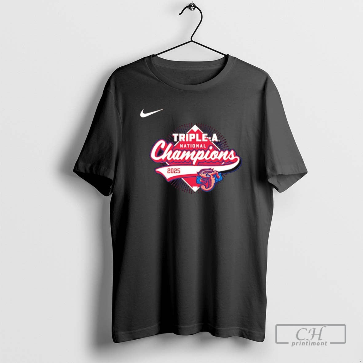 Jacksonville Jumbo Shrimp 2025 Aaa National Champions Logo T Shirts