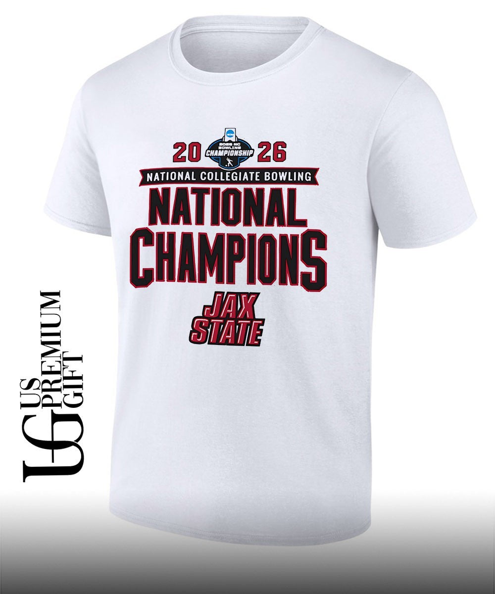 Jacksonville State Gamecocks 2026 NCAA Bowling National Champions T-shirt