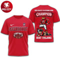 Jacksonville State Gamecocks NCAA 2025 Salute To Veterans Bowls Champs Two Sided Shirt