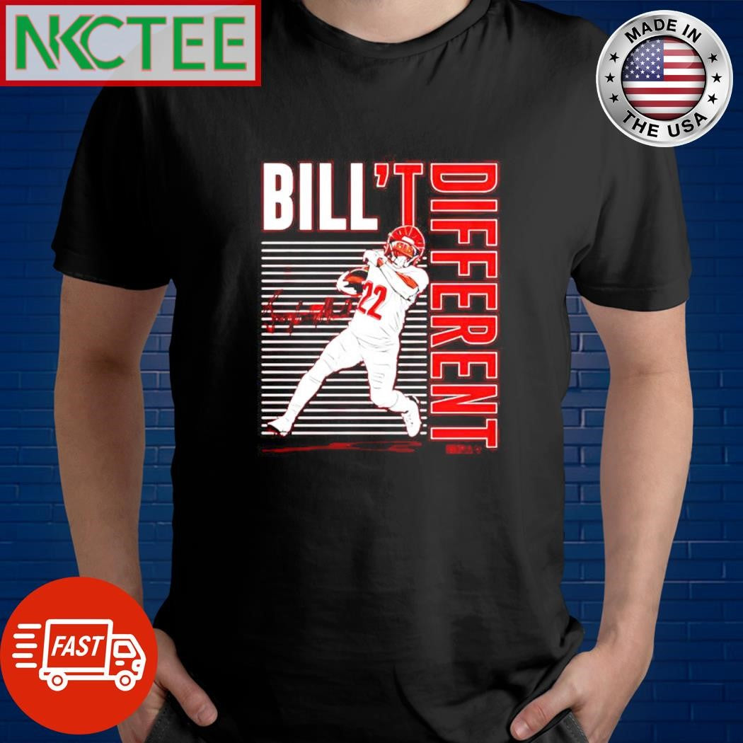 Jacory Croskey Merritt Bill’t Different hold ball run signature graphic shirt